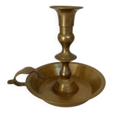 Brass cellar rat candle holder