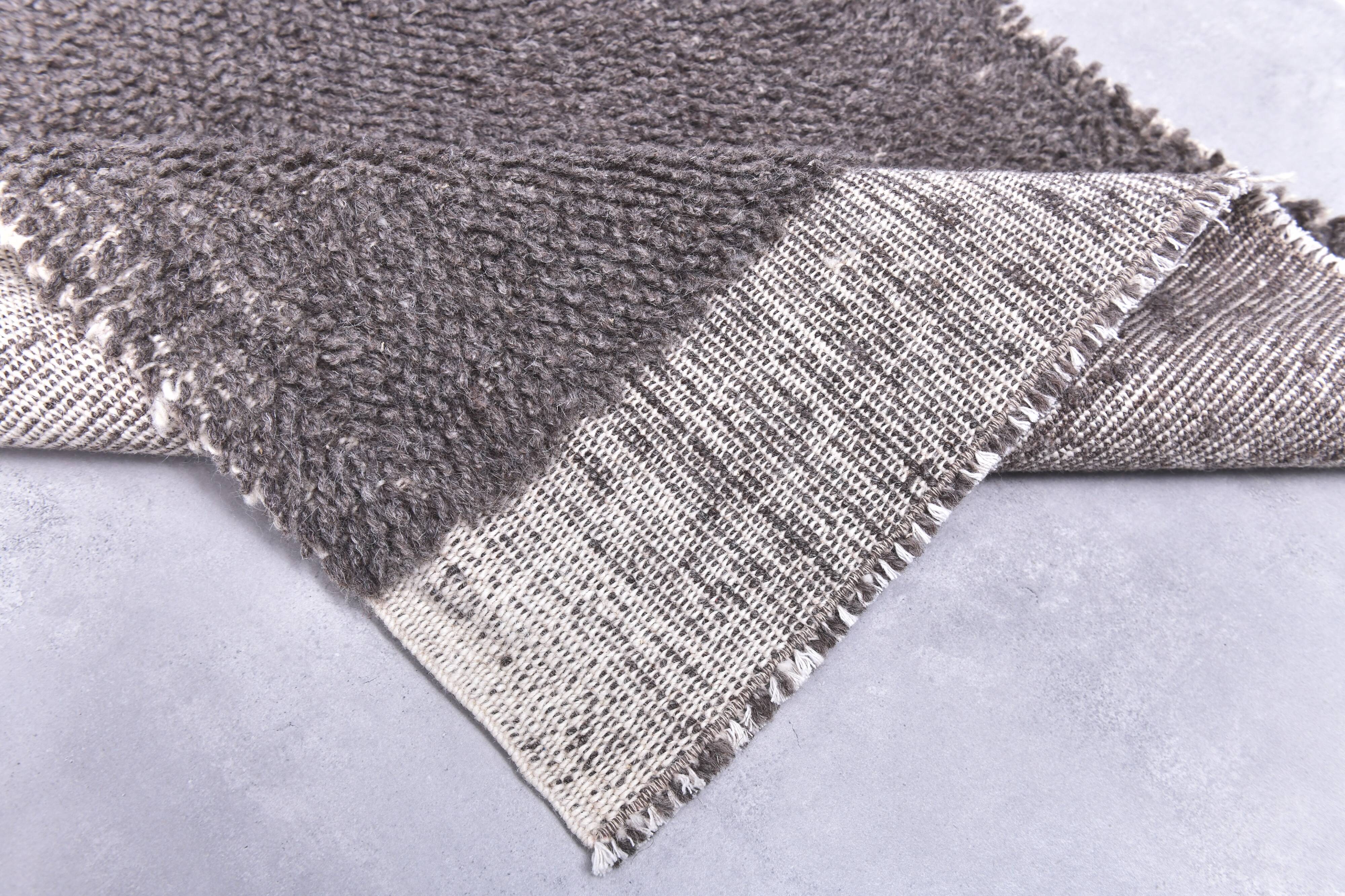 2x7 Brown Handmade Vintage Runner Rug, 64x212Cm