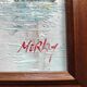 Oil painting on framed canvas seascape/boats/port signed Morlay