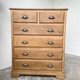 Chiffonier commode chêne 1950