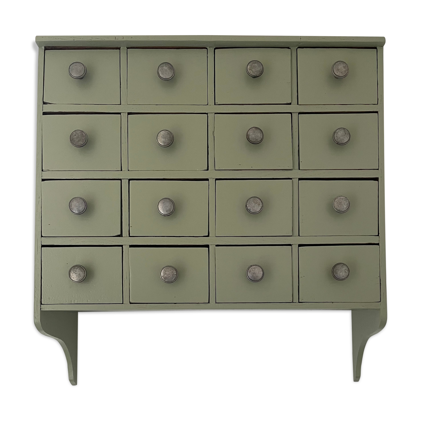 Antique craft furniture with drawers, 50s