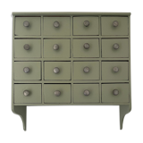 Antique craft furniture with drawers, 50s