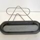 Modernist umbrella stand, Bauhaus style, in metal