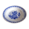 Plat creux bleu