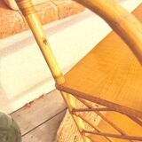 Vintage rattan shelf "Gabriella"