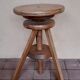 Tabouret bois tripode à vis