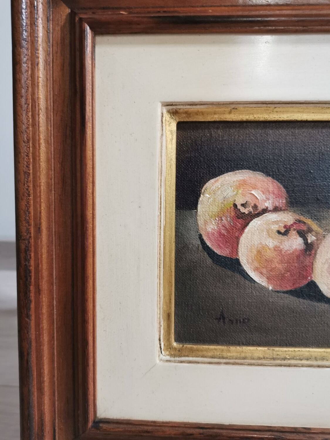 Still life, oil on panel