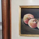 Nature morte, huile sur panneau