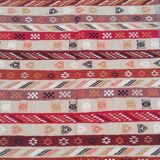 Moroccan striped kilim carpet - 180x120cm