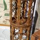Tables d'appoint vintage en bambou et rotin