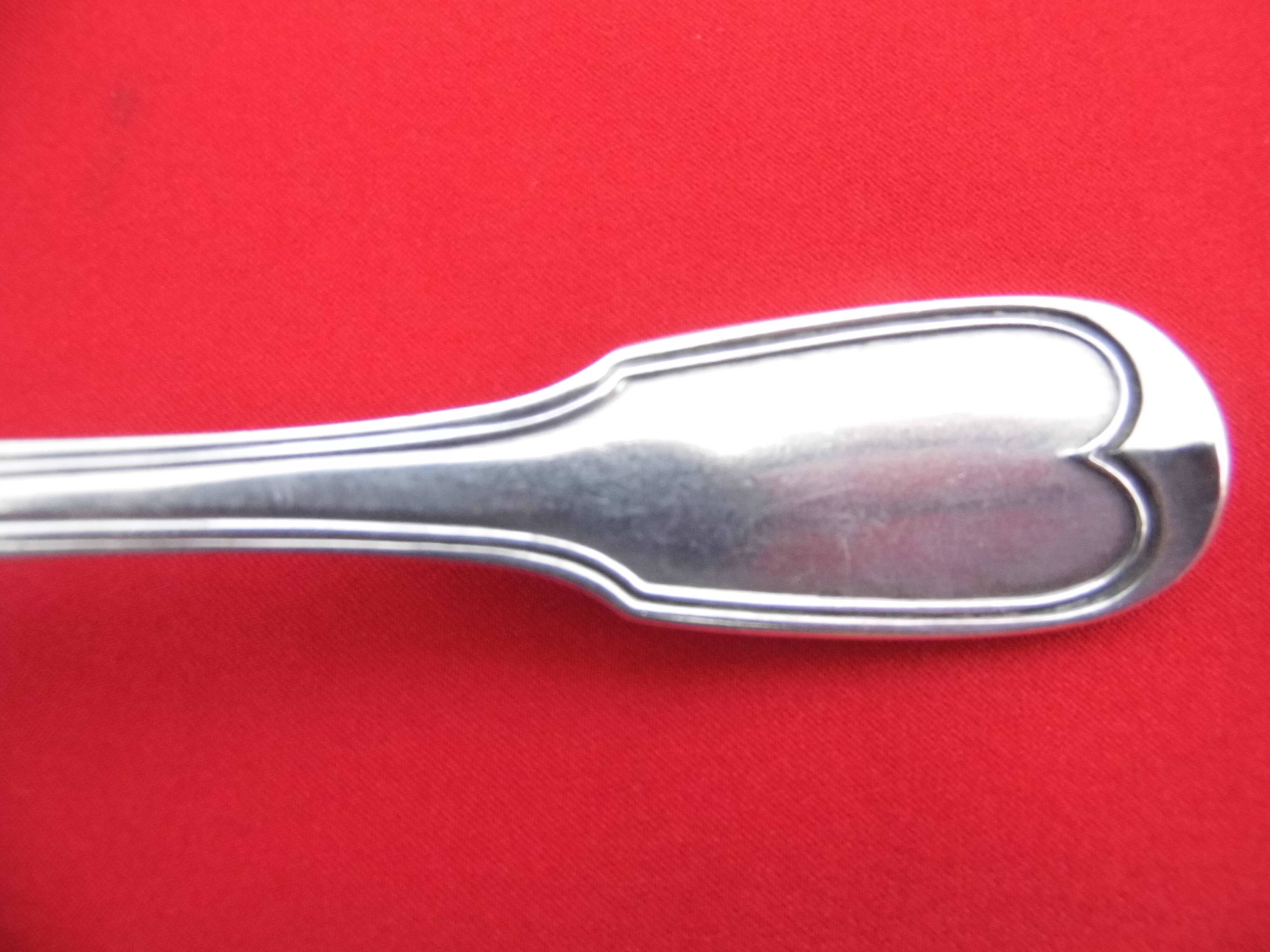 Sugar spoon, sprinkler, solid silver rooster punch, early nineteenth century