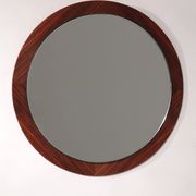 Miroir vintage en placage de palissandre danois 1960 Danemark