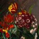 Floral composition in basket by H. Vaneyck- dated 1895