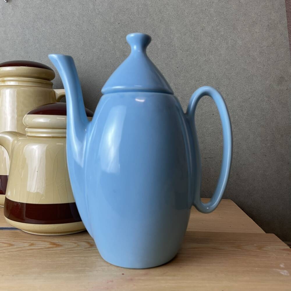 3 Portuguese Mic Century Modern coffee team pots