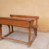 Schoolboy desk desk vintage desk in solid wood