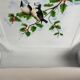 Enamelled sheet metal utensil holder