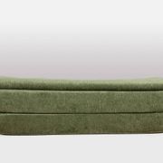 Airborne. Green velvet sofa bed. 1970s.