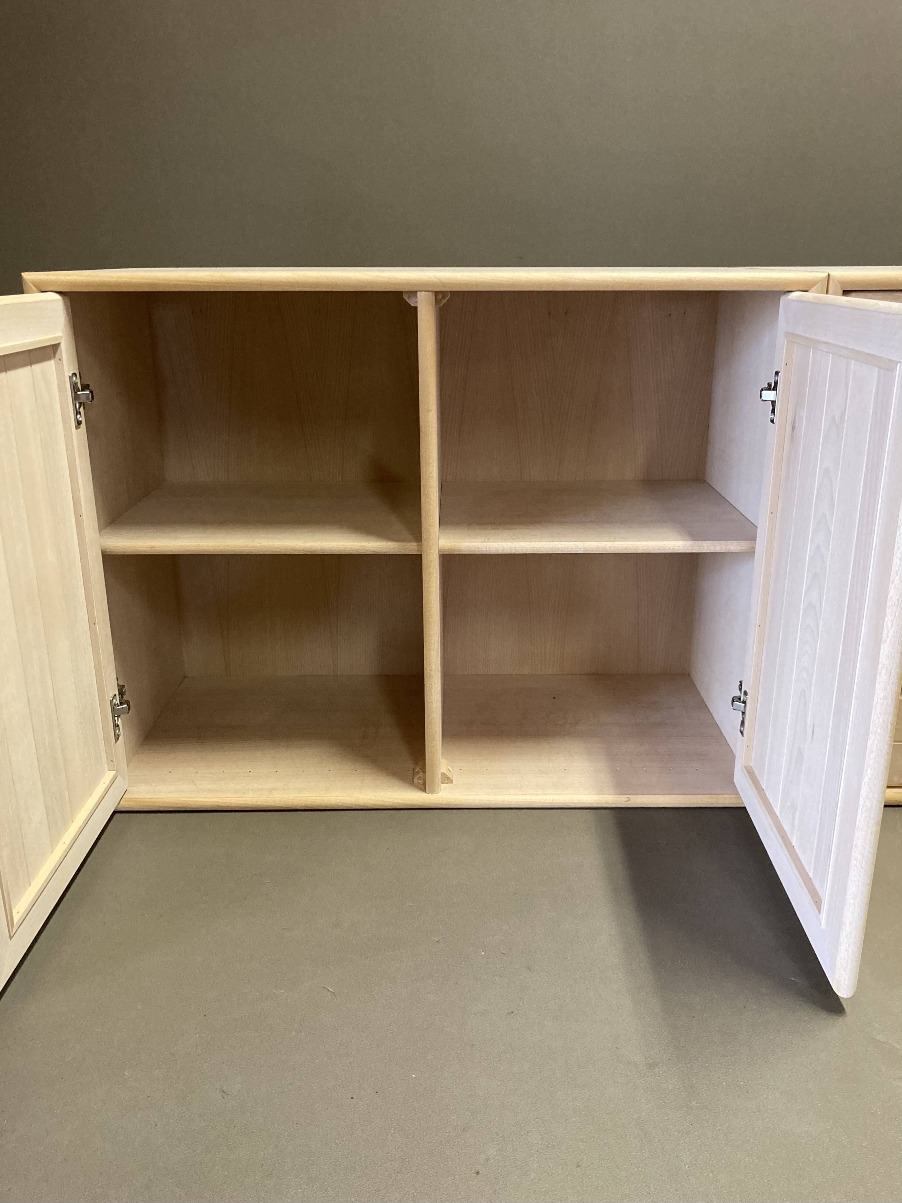 Modular solid beech sideboard "Ditlev Karsten" Scandinavian design.