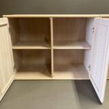 Modular solid beech sideboard "Ditlev Karsten" Scandinavian design.