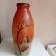 old vase signed henri martin painted by hand