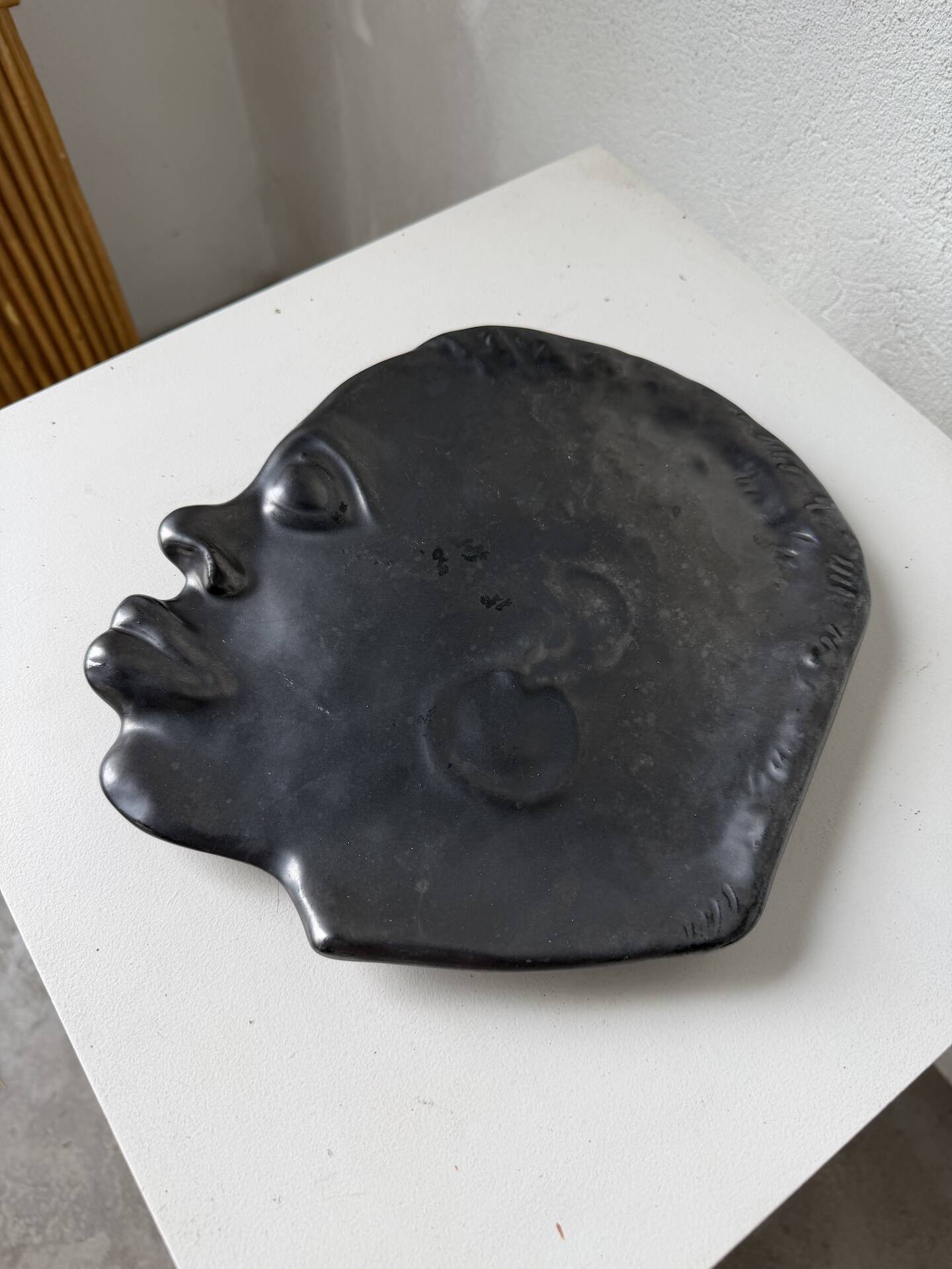 Assiette céramique visage 1950 GAM