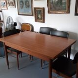 Teak table in the early 80s