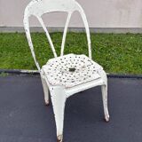 Joseph Mathieu bistro sheet metal chair