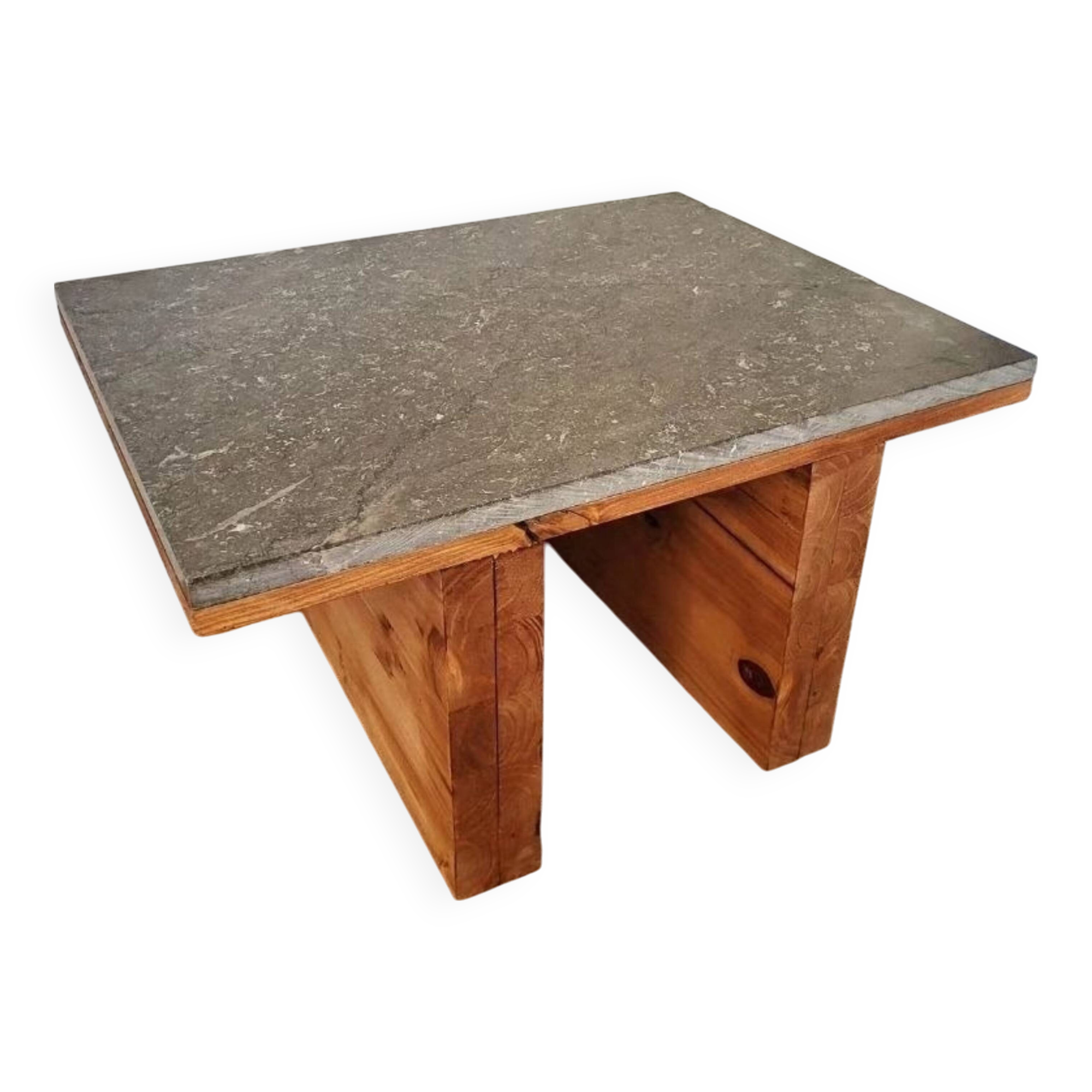 Grey marble coffee table
