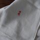 Set of seven monogram PP damask cotton napkins 56 x 56 cm