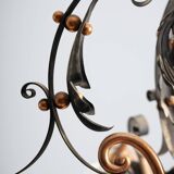 Vintage Iron Candlestick, 1910s