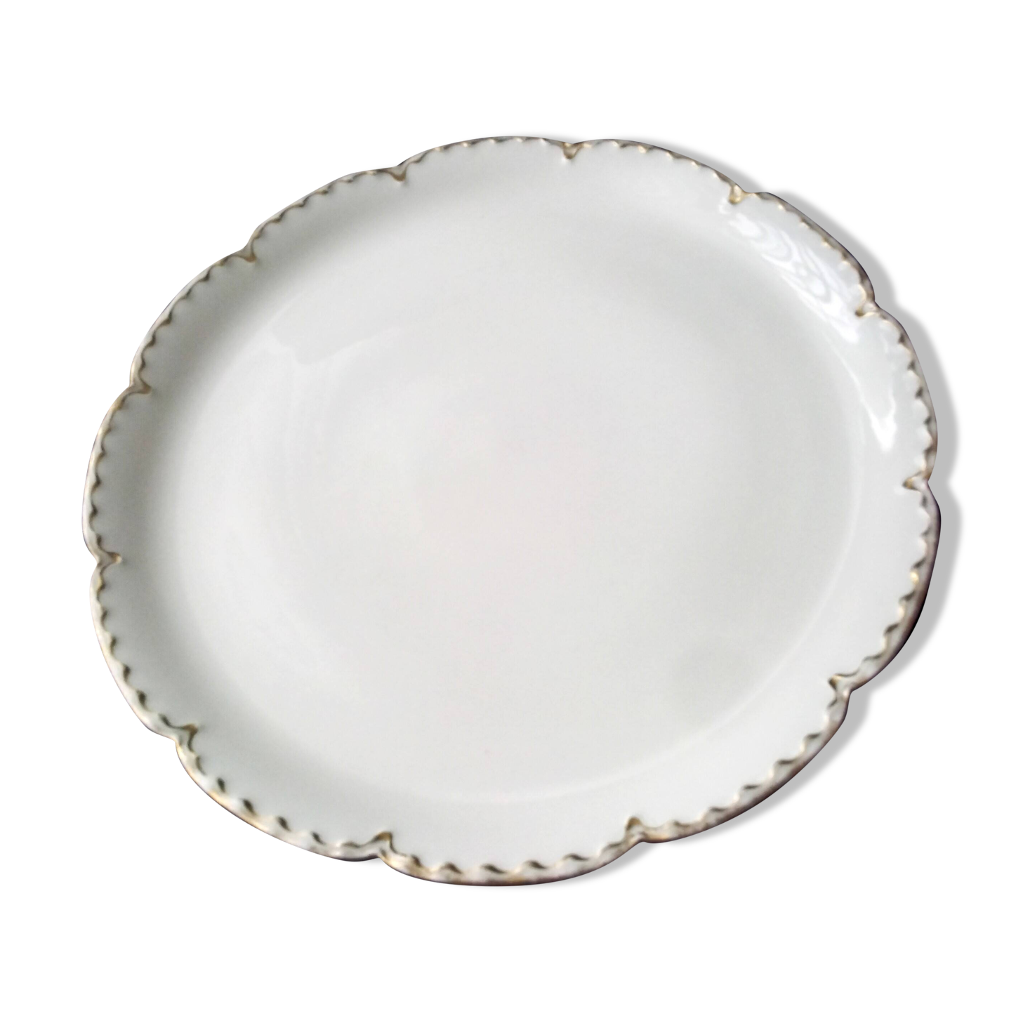 Antique Haviland Limoges porcelain cake dish