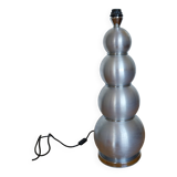 Bubble lamp in brushed aluminum from the 70s