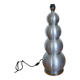Lampe Bubble en aluminium brossé année 70