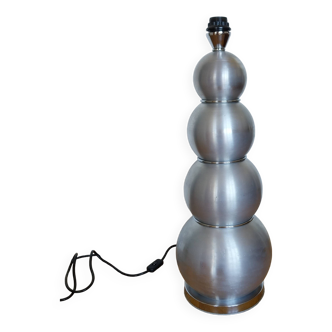 Bubble lamp in brushed aluminum from the 70s
