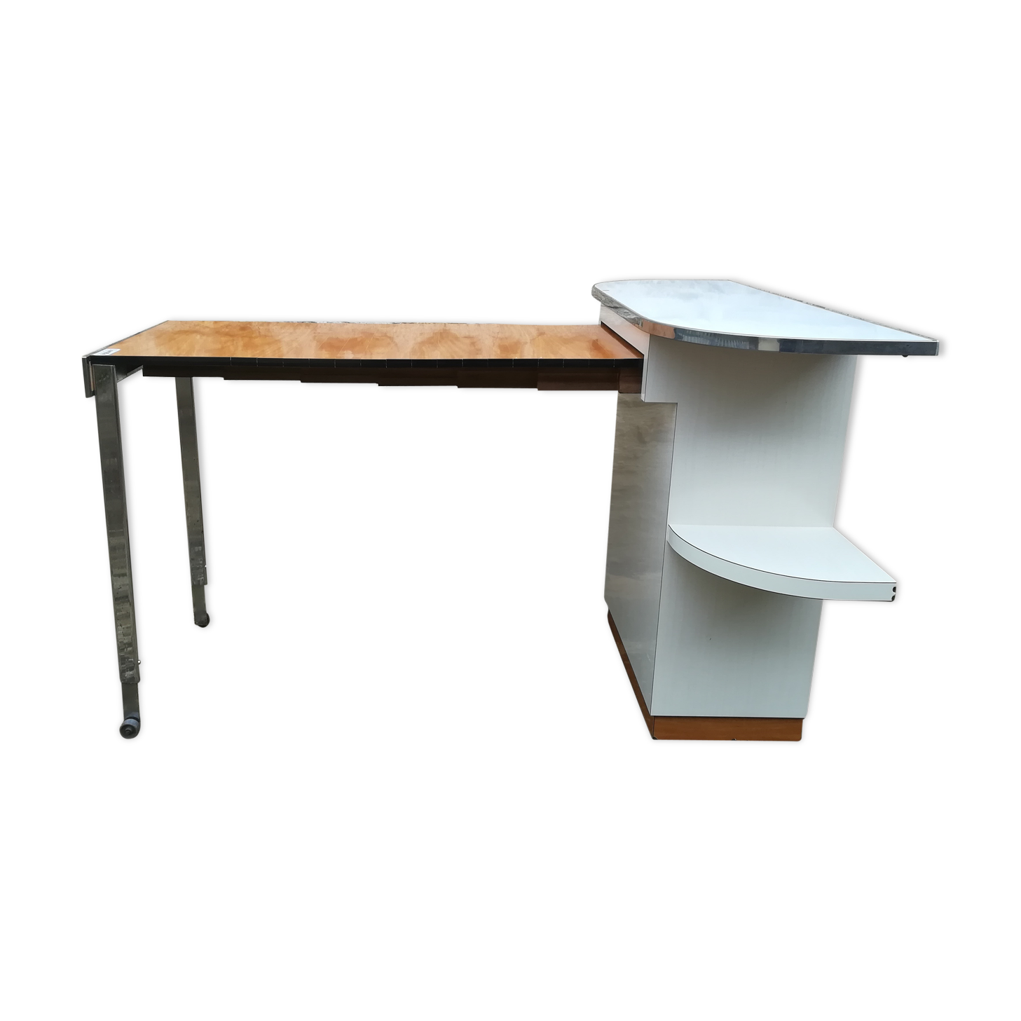modular or retractable formica wall table