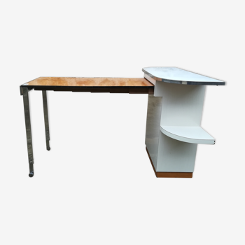 table murale modulable ou rétractable en formica