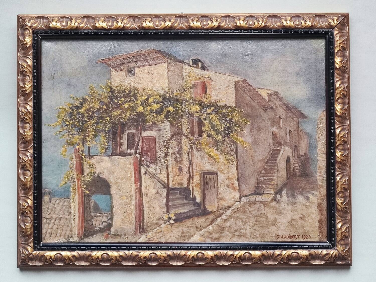 Paire de peintures à l'huile