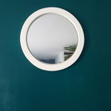 Vintage white mirror "catch-all" 47cm