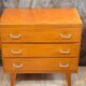 Compass leg chest of drawers