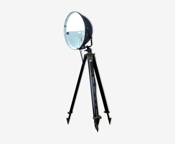 Projecteur industriel de trépied, années 70