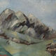 Mountain Landscape by Jean Paul Clarke, oil on canvas