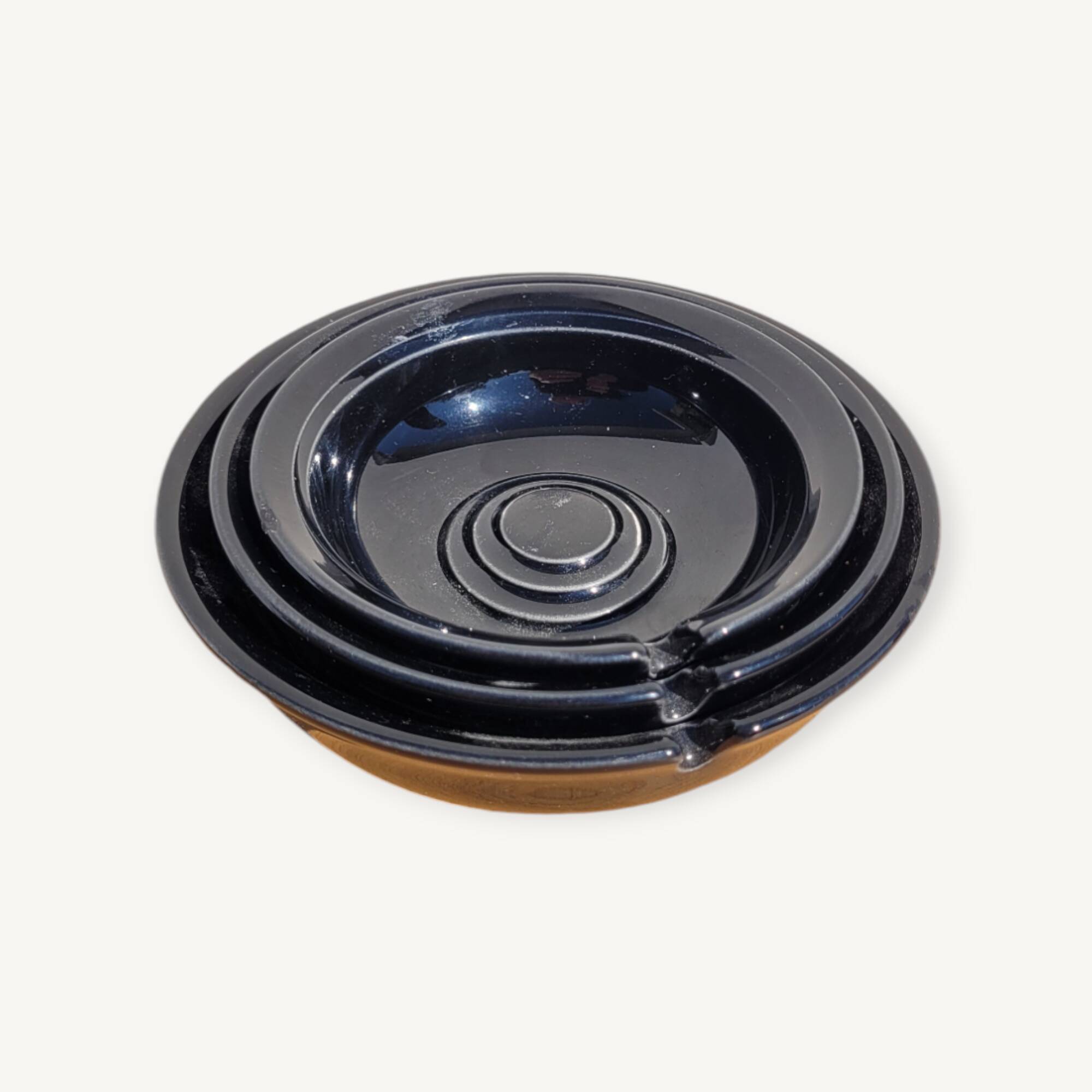 Cendriers gigognes par Franco Pozzi vers 1970