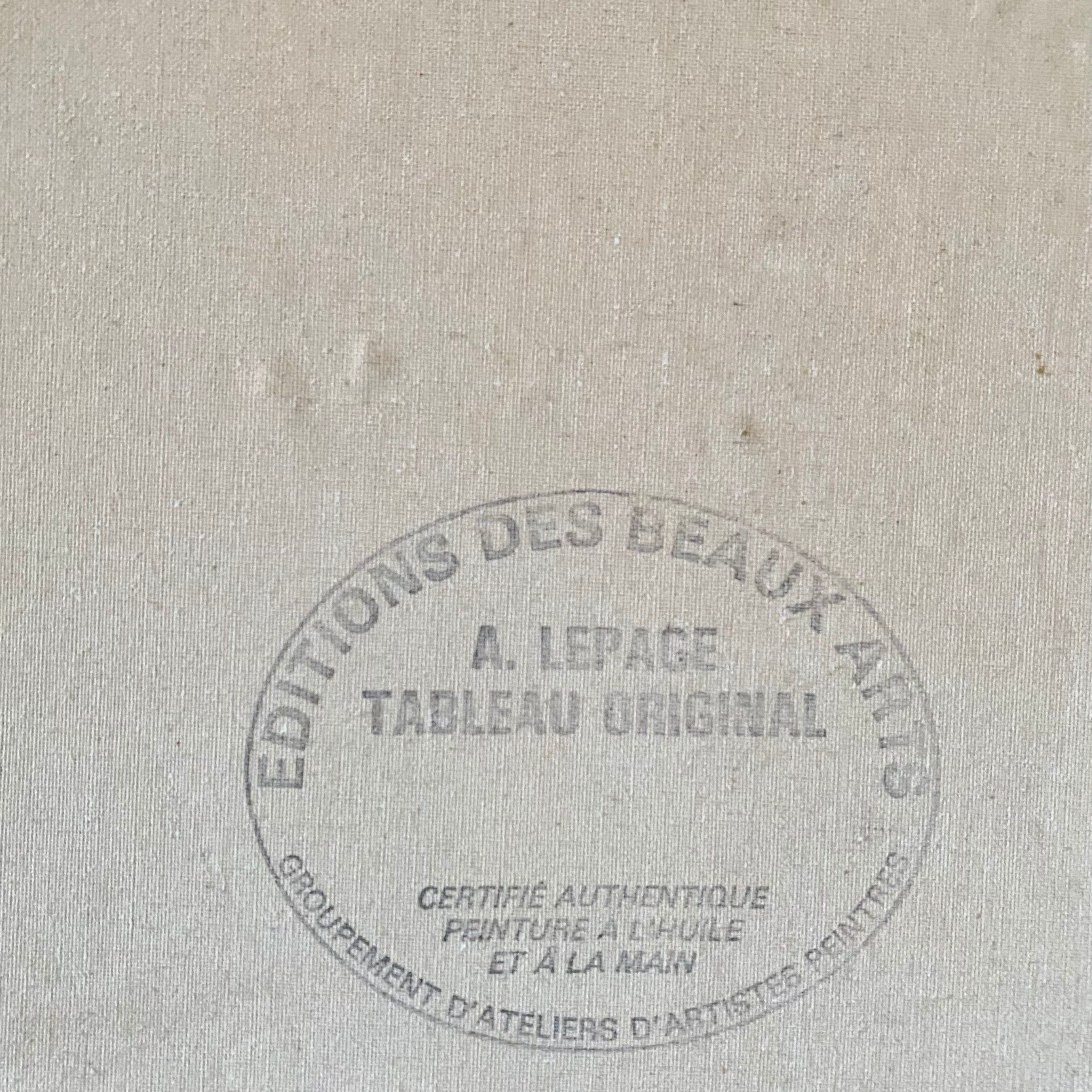 Painting flowers on canvas signed Helman