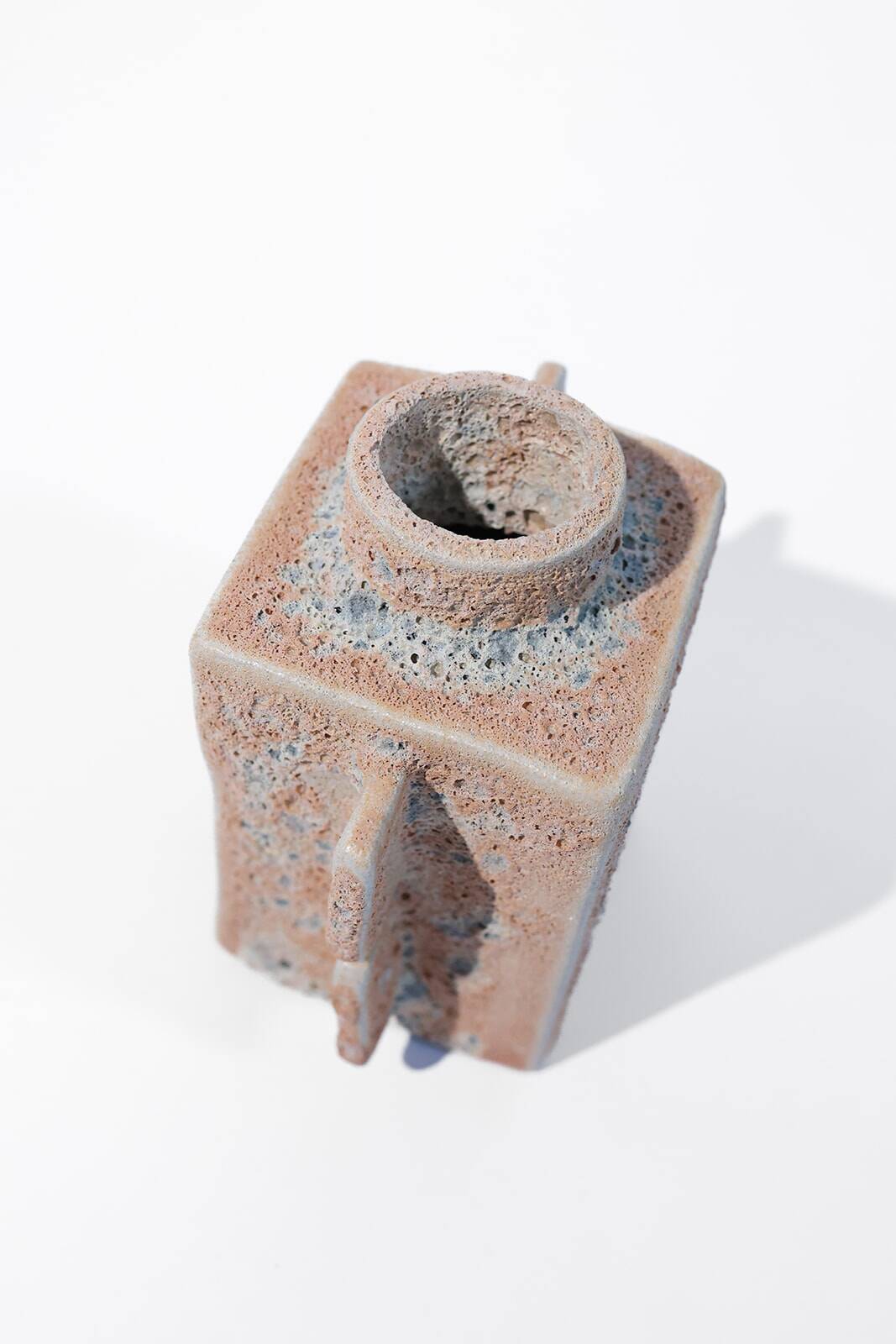 Ceramic Vase Cuubik - Small Lichen