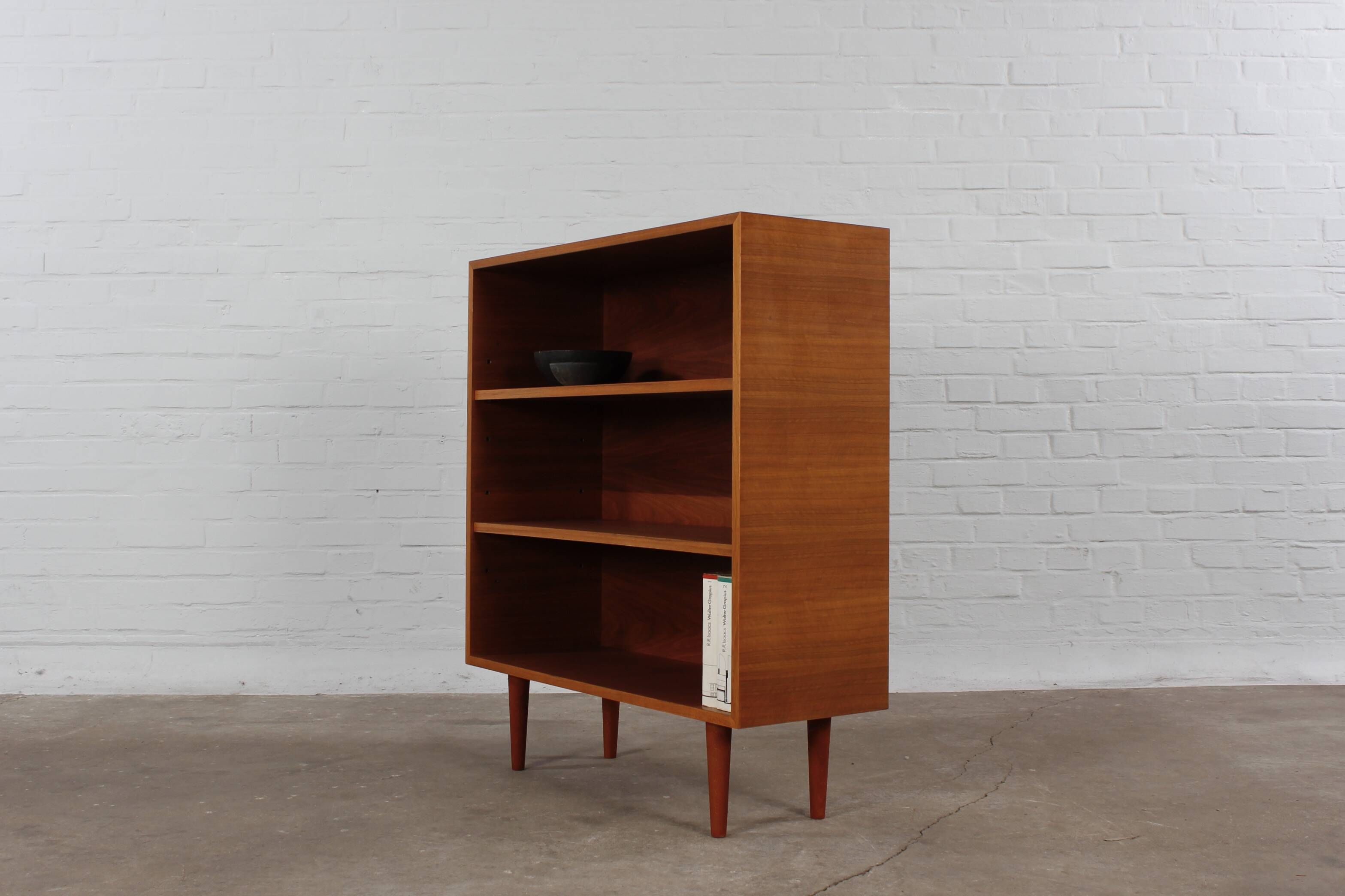 Vintage teak bookcase sideboard 60s 70s