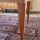 Beautiful sixties dining room table with 2 extensions, 1960s vintage