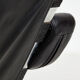 Leather lounge chair with ottoman by reinhold adolf for cor mk9220