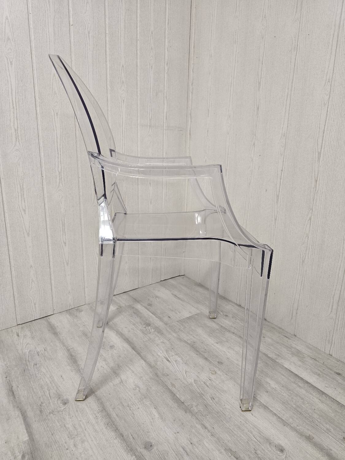 4 fauteuils Philippe Starck model Louis Ghost par Kartell