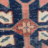 Tapis ancien persan kurde tribal 124x268 cm