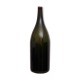 Large bottle vase - dark smoked glass